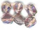 Half Rainbow Glass Beads - click here for large view
